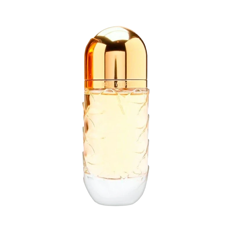 Perfume 212 Wild Party Dama de BodegaPerfumera13 en frasco cilíndrico con tapa dorada y base de cristal texturizado