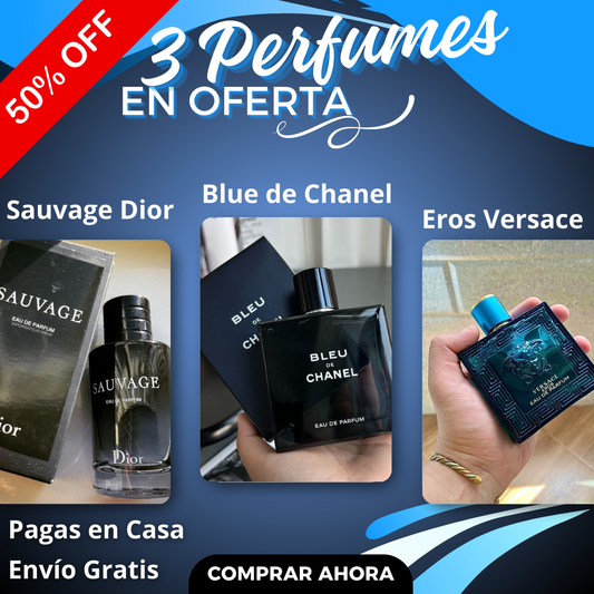 Combo Exclusivo de Perfumes de Lujo VARONIL