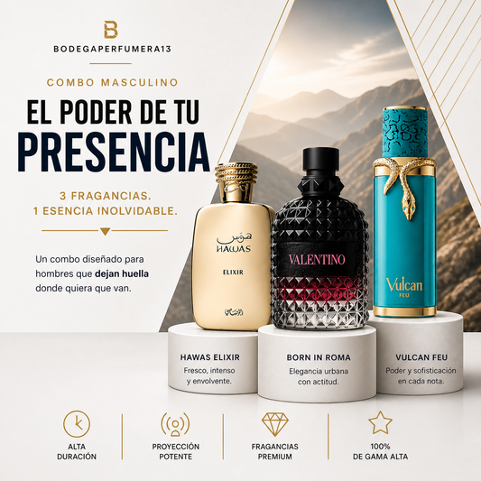 COMBO MASCULINO PODER