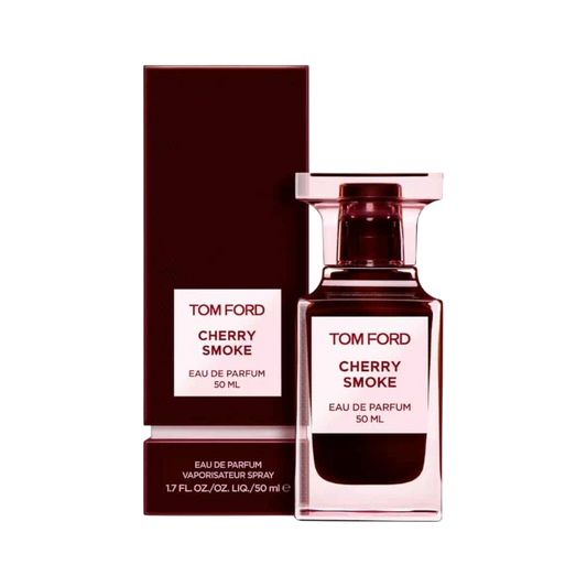 Perfume Tom Ford Cherry Smoke con caja original, frasco de vidrio oscuro de 50 ml de BodegaPerfumera13