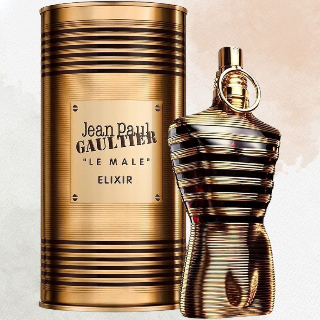 Dúo de Lujo Bharara King + Jean Paul Gaultier Le Male Elixir