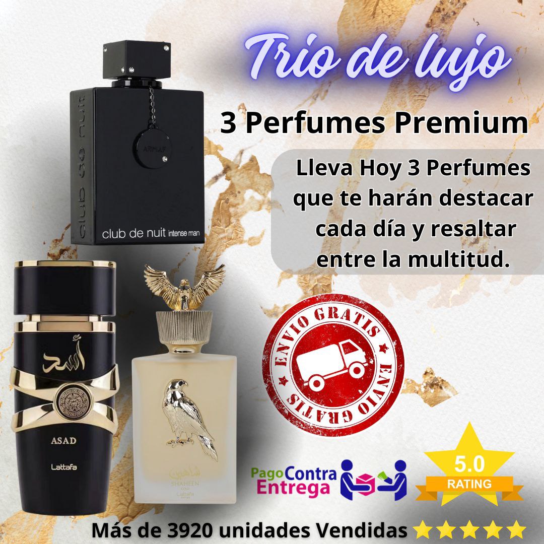 Trio de Lujo 3 Perfumes